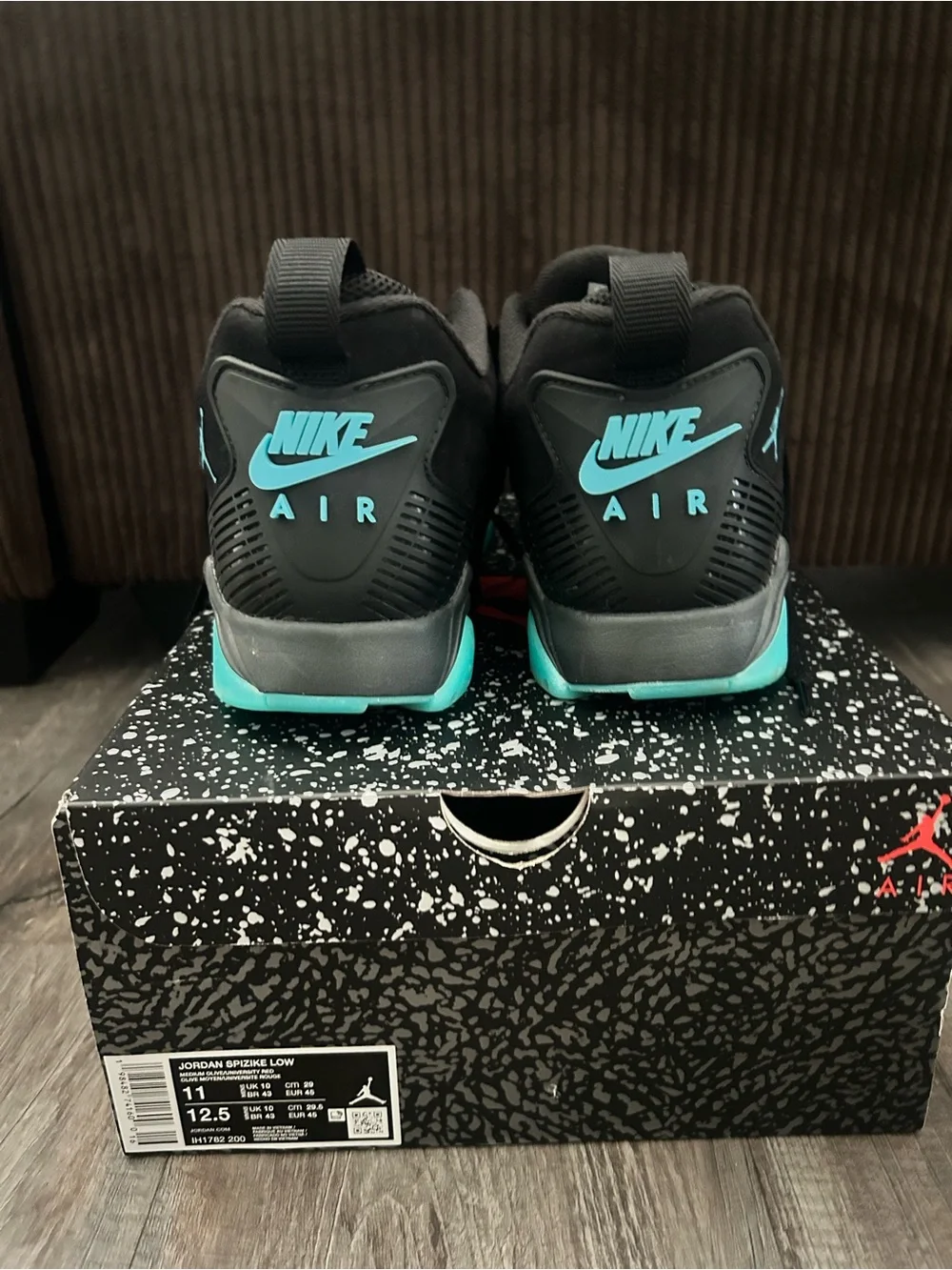 Jordan MVP 92 Black Gamma Blue Size 11.5